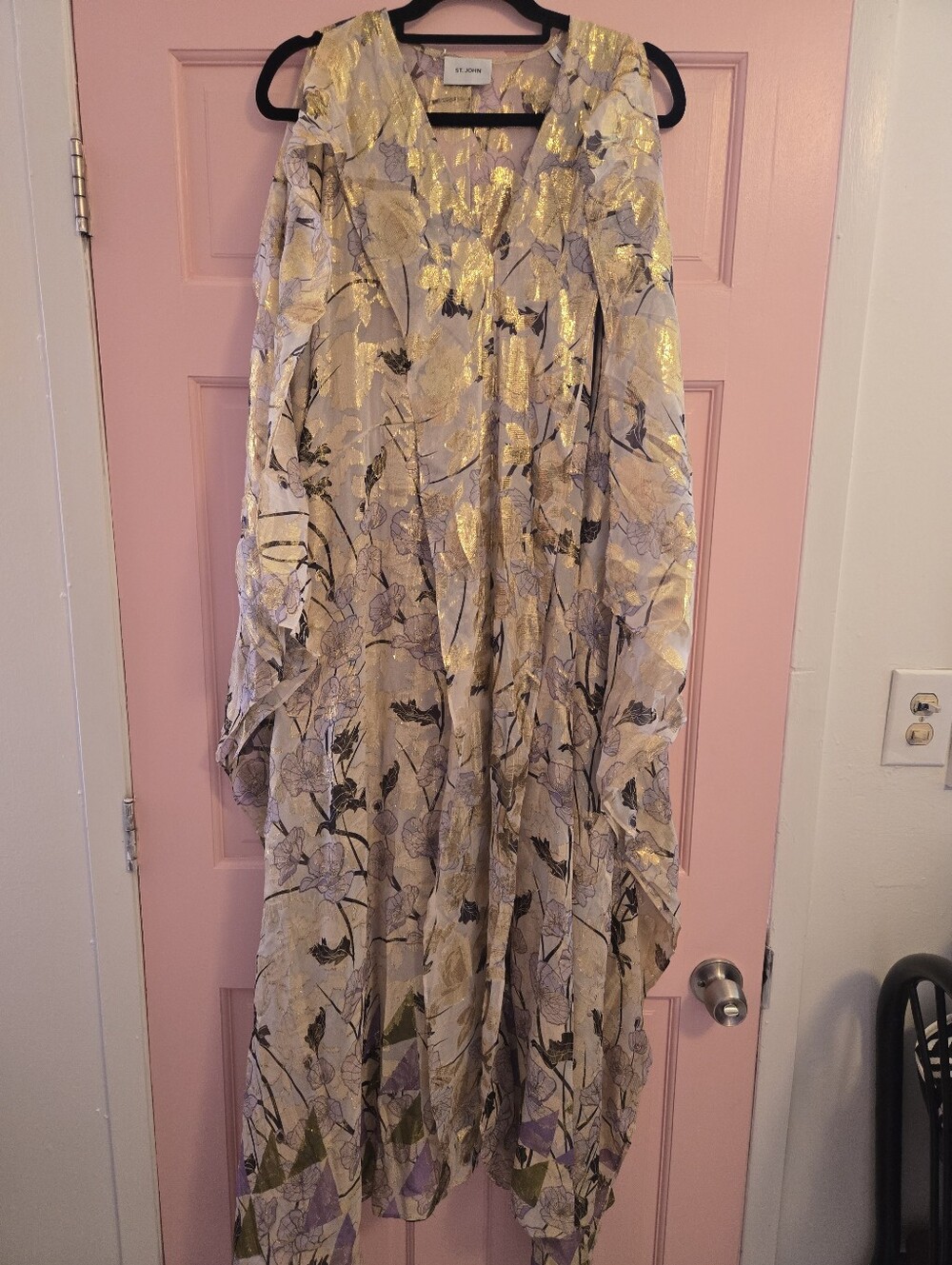 St John Maxi Length Silk Kaftan